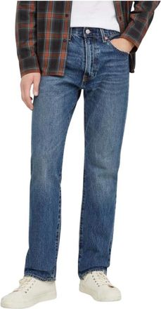 Levi's Straight Jeans - Heren - Regular Fit Jeans - Blauw - W29 L32 - Katoen - Jeans