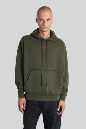 44 Label Group Sweatshirt In Green Cotton