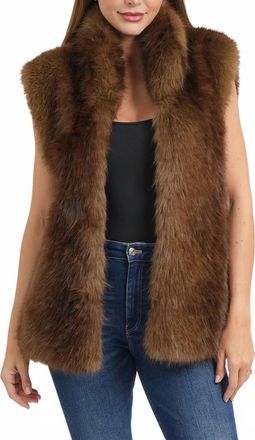 Love Token Brandon Vest In Brown