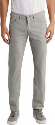 Brax Mens Marathon Five-Pocket Straight Fit Pants In Silver
