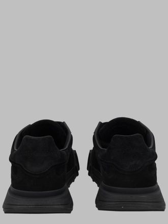 Dolce & Gabbana Leather Athletic Sneakers - Black