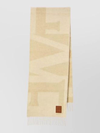 Loewe cashmere scarf long lightweight design
