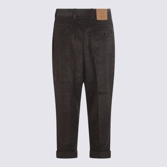 Ami Mens Trousers Anthracite _100 % Co