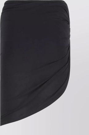 Jacquemus draped skirt with asymmetric hem design
