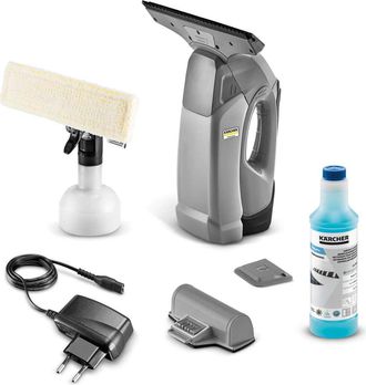 Karcher K&auml;rcher - Aspiradora De Ventanas 3,7v Aku Con Accesorios, 1x Bater&iacute;a, Cargador 1.633-550.0