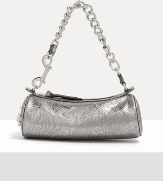 Vivienne Westwood Cindy Cylinder Bag Python-effect Emboss Iron