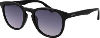 Police Black Cellulose Acetate Sunglasses