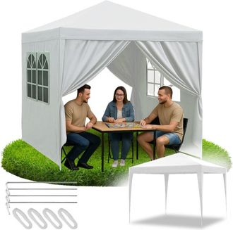 OEM Pabell&oacute;n De Jard&iacute;n, Carpa Comercial, Cenador Para Fiestas, 4 Paredes Laterales, Ventanas, Tama&ntilde;o Xxl