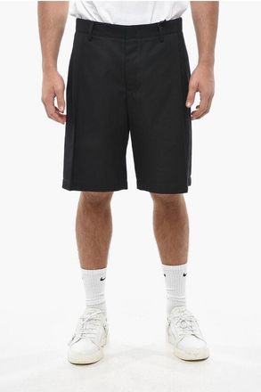 1989 STUDIO Single-Pleated Cotton Blend Shorts size 44