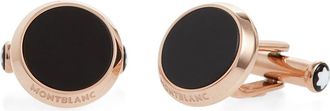 Montblanc Onyx Cuff Links in Black at Nordstrom
