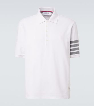 Thom Browne 4-Bar cotton polo shirt