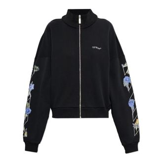 Off-white Dames, Sweatshirts & Hoodies, Zwart, Maat: XL Katoen