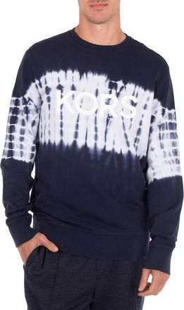 Michael Kors Tie Dye Long Sleeve Sweatshirt, Size Medium