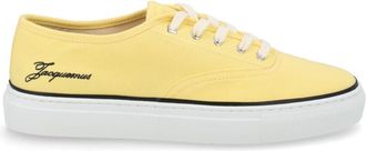 Jacquemus Yellow Cotton Low-Top Casual Sneakers