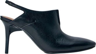 CAPASA MILANO Mules Destalonadas de Piel - Shoes - Mujer - Negro - 38 EU