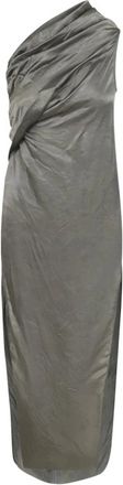 Rick Owens Gowns, female, Brown, Size: XS Tailored Firbanks Dress