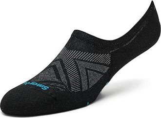 Smartwool Run Targeted Cushion No Show Socks Sock Black : LG (Womens Shoe 10-12.5), Merino/Nylon/Spandex