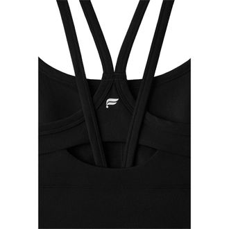 Fabletics Womens Principal Longline Medium Impact Sports Bra in Black at Nordstrom, Size Xx-Large