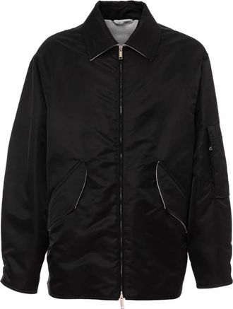 Valentino Garavani Stijlvolle jas met uniek design - Heren - Zomerjassen - Zwart - S - Jassen