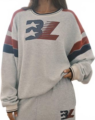 Boys Lie Champs Kara Crewneck Sweatshirt In Heather Grey