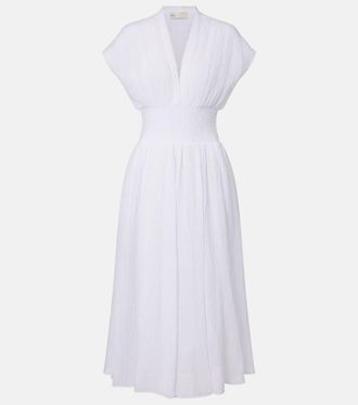 Tory Burch Linen and cotton midi dress
