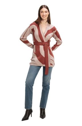 Diarrablu Elma Knit Cardigan in Luze Rust at Nordstrom, Size X-Small