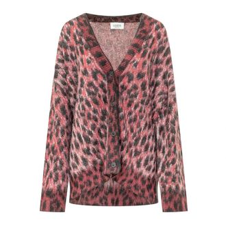 Laneus Cardigan Over Fit - - Knitwear - Donna - Rosso - XS