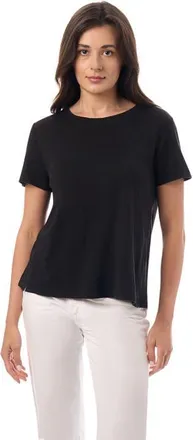 Equipment Linen Tee in Black at Nordstrom, Size Medium