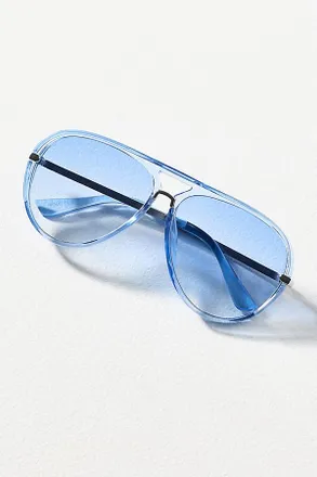 I-SEA Colored Translucent Aviator Sunglasses