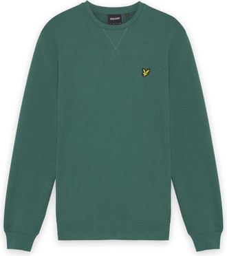 Lyle & Scott Mid Layers Crew Neck Sweatshirt - Heren - Sweatshirts - Groen - XL - Katoen - Hoodies & sweatvesten