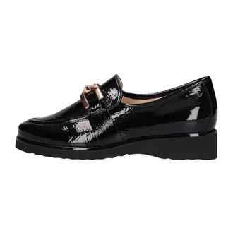 Hassia Schoenen, Dames, Zwart, 40 EU, Leer, Sevilla Loafers