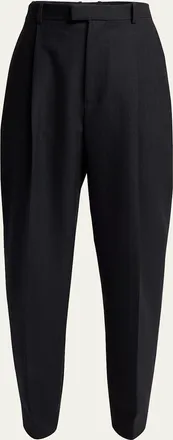 Bottega Veneta Mens Subtle Stripe Pleated Pants