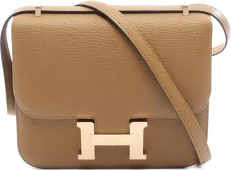 Herm&egrave;s Borsa a tracolla Constance 3 Miroir Verso mini 2024 - Marrone