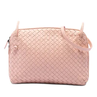 Bottega Veneta Pre-owned Bottega Veneta Nappa Intrecciato Nodini Crossbody Ladies ZDF5I5A500INK6KK