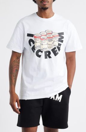 Icecream Six Pack Cotton Graphic T-Shirt in White at Nordstrom, Size Xx-Large