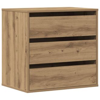 vidaXL Cajonera De Esquina Madera Ingenier&iacute;a Roble Artisan 60x41x58 Cm Vidaxl