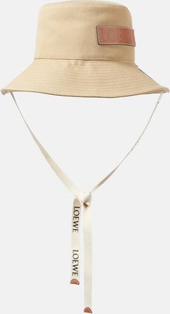 Loewe Logo canvas bucket hat