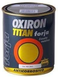 Titan Pintura Esmalte Oxiron Titan Antioxidadante Forja Marr&oacute;n &Oacute;xido 4 Lts