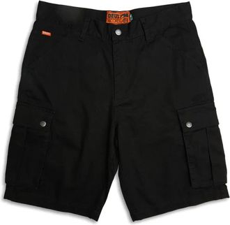 Deus Zwarte Denim Cargo Shorts - Heren - Korte Broeken - Zwart - W31 - Denim - Korte Broeken