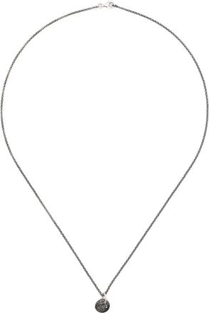 Rosa Maria Sterling zilveren Jupiter halsketting met diamant