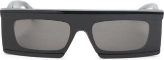 Alaia Zwarte Acetate Zonnebril - Dames - Zonnebrillen - Zwart - ONE Size - Accessoires