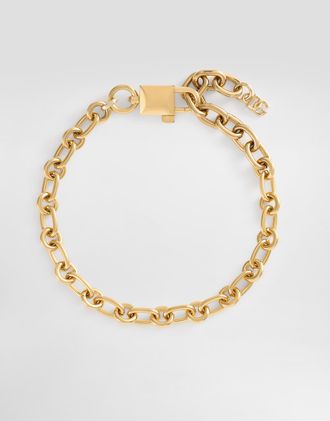Dolce & Gabbana Chain Necklace - Man Bijoux Gold Metal Onesize