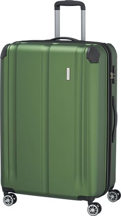 Travelite Koffer TRAVELITE City Trolley, Damen, Gr. B/H/T: 49cm x 77cm x 32cm 113 l, gr&uuml;n, Koffer Koffer