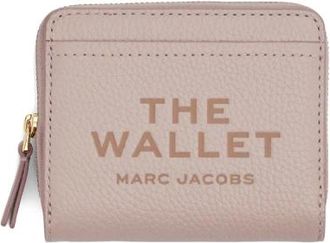 Marc Jacobs Accessoires, Dames, Roze, ONE Size, Leer, Leren Mini Compacte Portemonnee