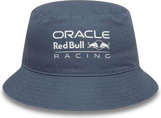 New Era Red Bull Racing F1 Team, Official 2025 Merchandise, Seasonal Tapered Bucket Hat, Blue (UK, Alpha, L, Blue)