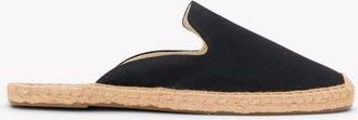 Soludos The Dali Mule Canvas Colors Espadrille in Noche Black at Nordstrom, Size 10