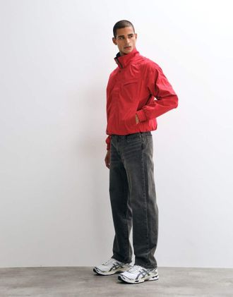 Abercrombie & Fitch jeans relaxed fit lavaggio grigio chiaro