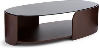 La Redoute Interieurs Salontafel met blad van gehard glas Spinella