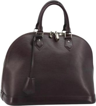 Louis Vuitton Pre-owned Alma Hand Bag - Dames - Vintage Handtas - Paars - ONE Size - Leer - Vintage