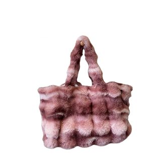 Generic Faux plush bag autumn and winter fashion and versatile large-capacity shoulder armpit bag